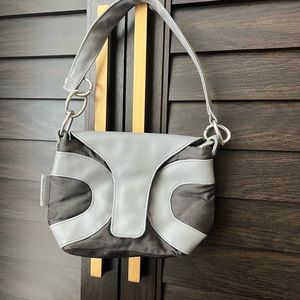 Grey Charles Jourdain Designer Shoulder Bag